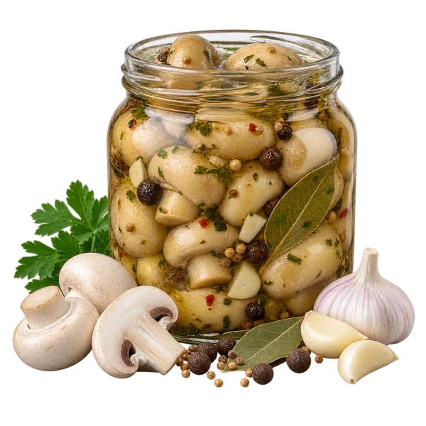 Шампиньоны маринованные