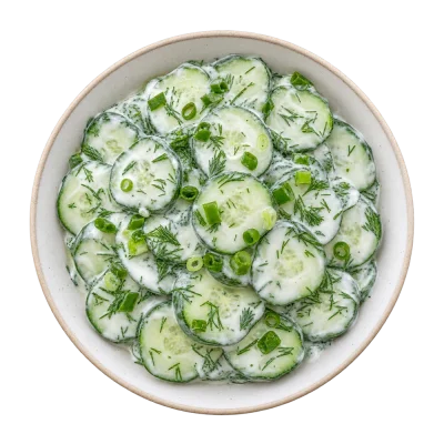 Огурцы со сметаной