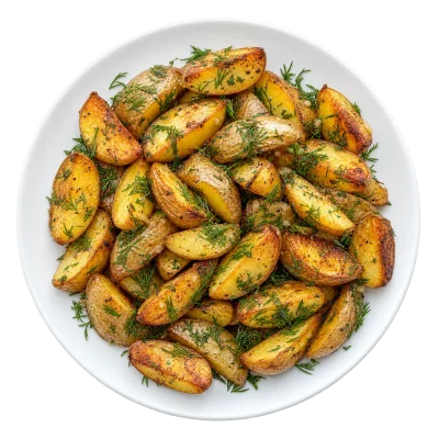 Картофель с укропом Картофель с укропом